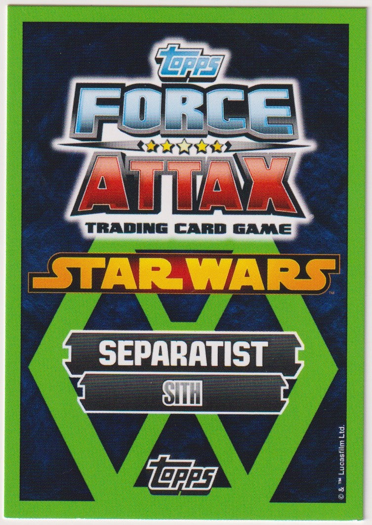 Topps Star Wars 2015 Count Dooku Separatist Sith TCG Rare Nr. 23 – Bild 2