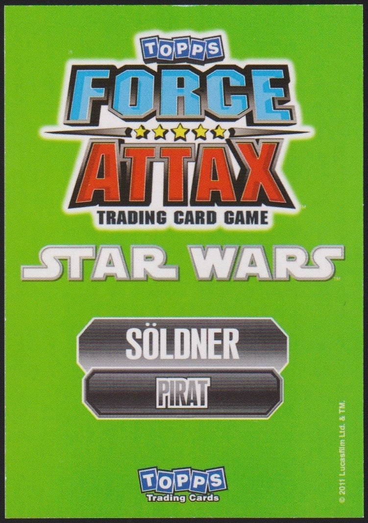 Topps Star Wars 2011 Dagu Flask Kopfgeldjäger Söldner TCG Rare #52 – Bild 2