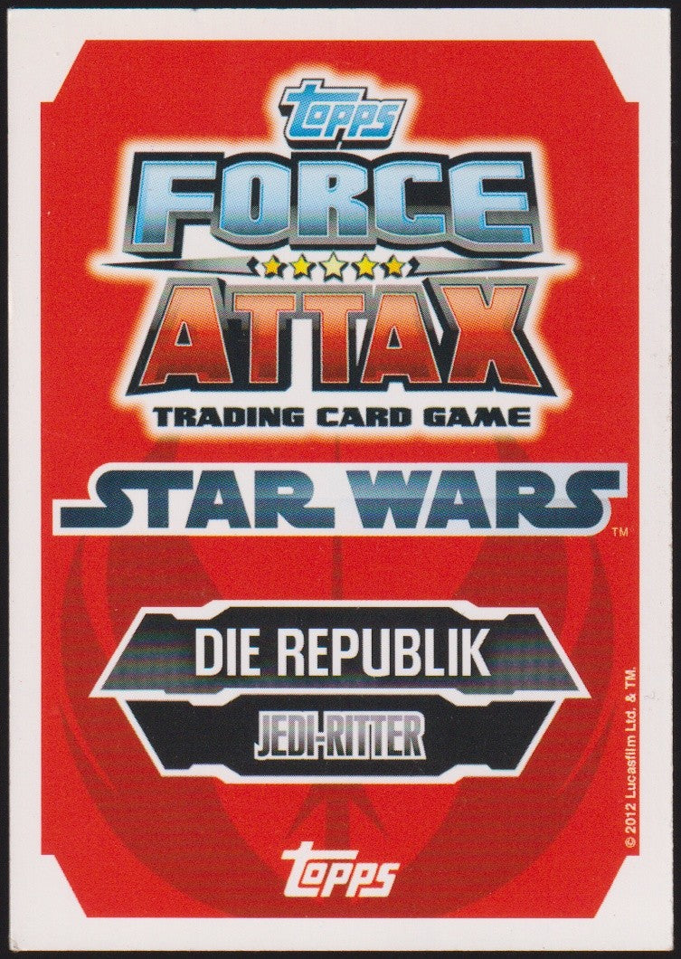 Topps Star Wars 2012 Anakin Skywalker Republik TCG Rare #225 – Bild 2