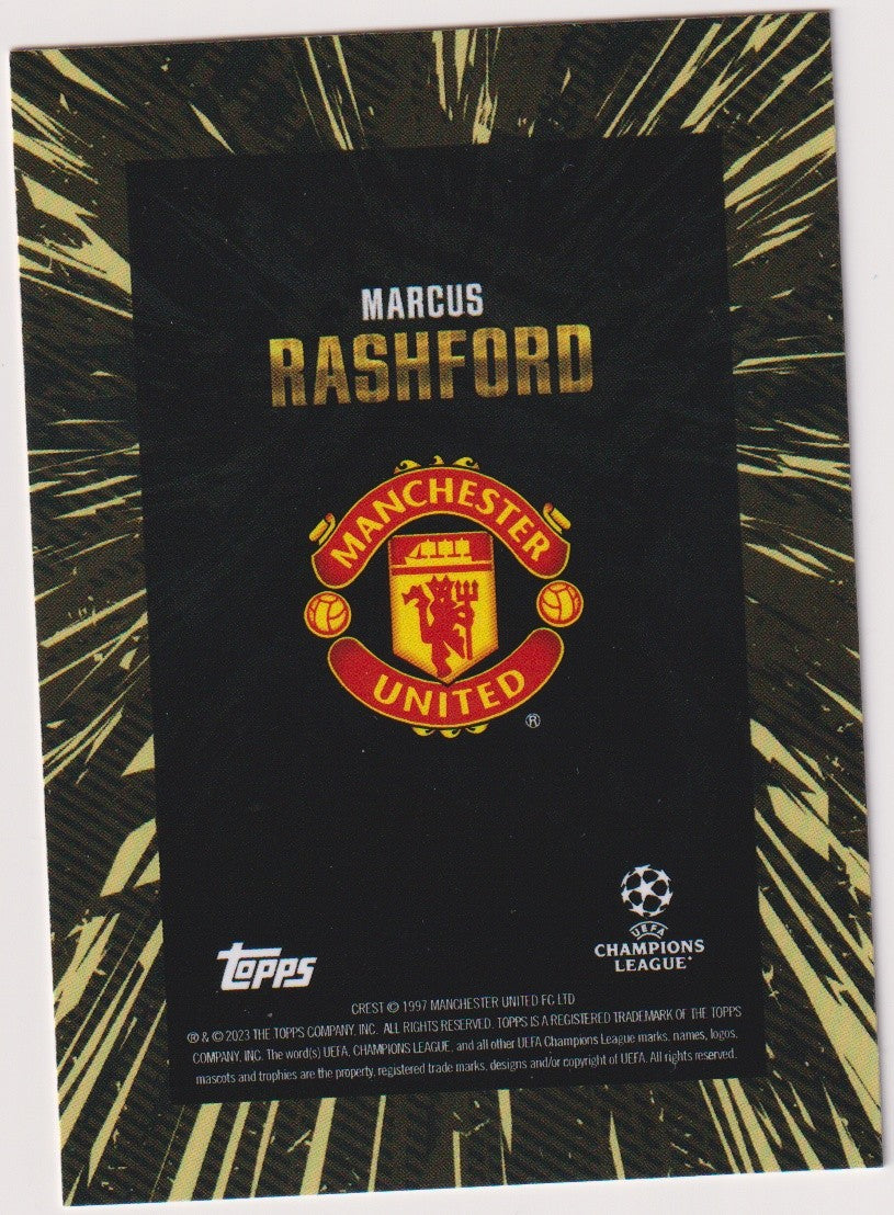 Topps X Whip Gold 2023-24 Marcus Rashford Manchester United Parallel Rare – Bild 2