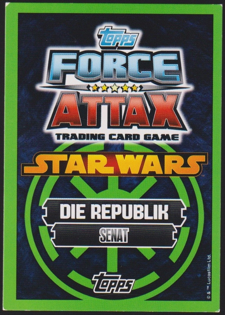 Topps Star Wars 2011 Kanzler Palpatine Republik TCG Rare #23 – Bild 2
