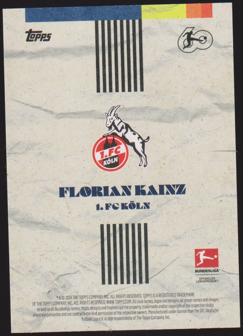 Topps Stars von heute Florian Kainz 1. FC Köln Bundesliga Parallel Rare – Bild 2