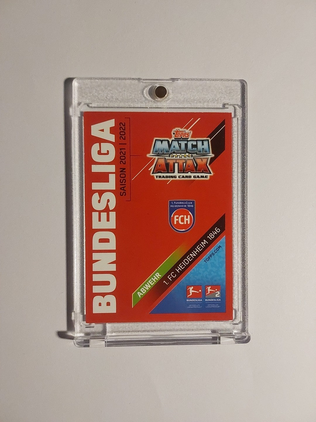 Topps Bundesliga 2021-22 Patrick Mainka On Card Auto Heidenheim Parallel Rare – Bild 2