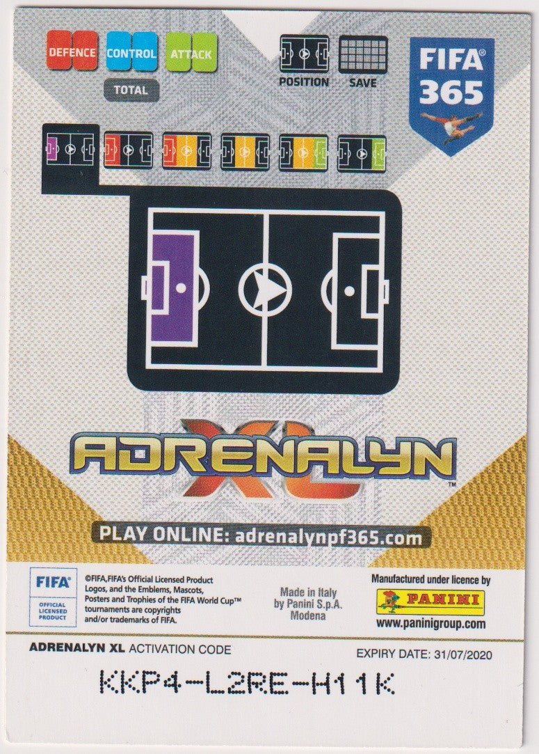 Panini FIFA 365 Alisson Becker Brasilien Gold Parallel Rare 206 – Bild 2