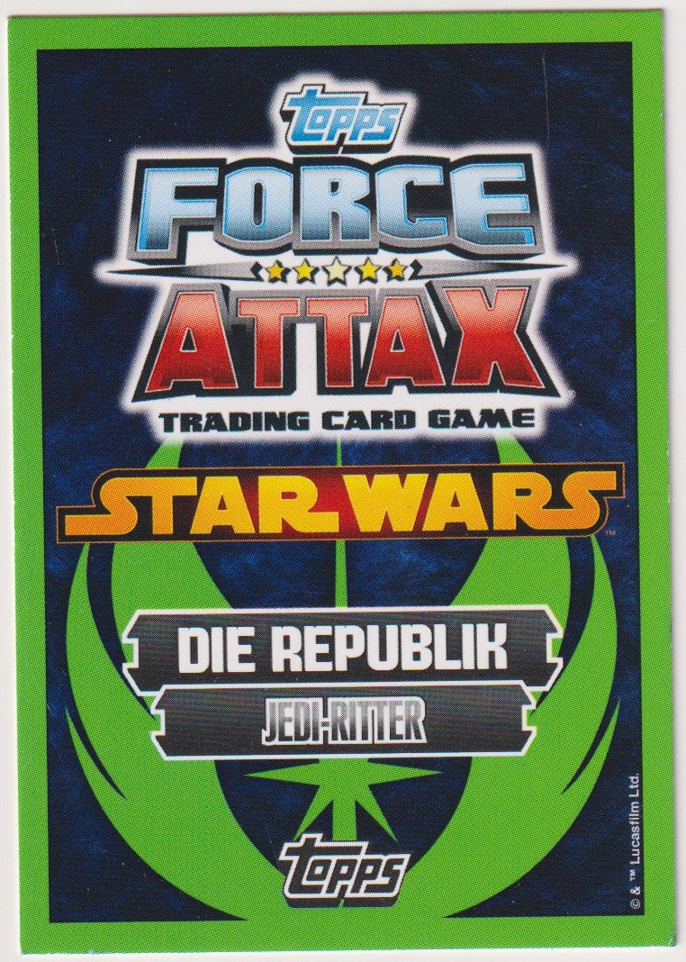 Topps Star Wars 20 Yoda Jedi-Ritter Republik TCG Rare #4 – Bild 2