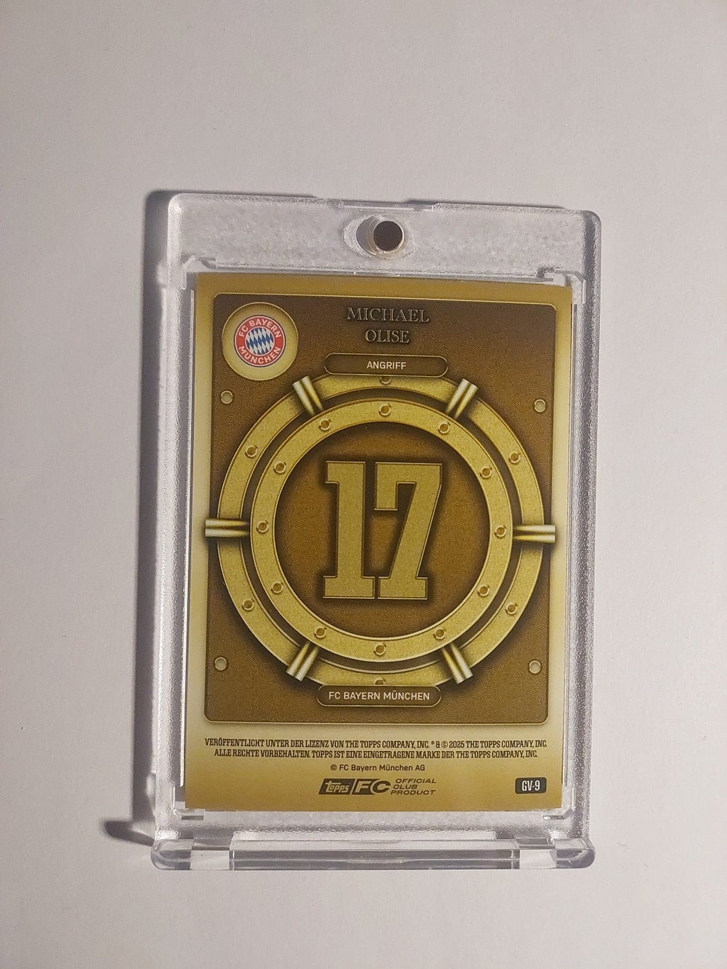 Topps Bayern München Tin Collector 2025-26 Michael Olise Parallel Gold Vault – Bild 2