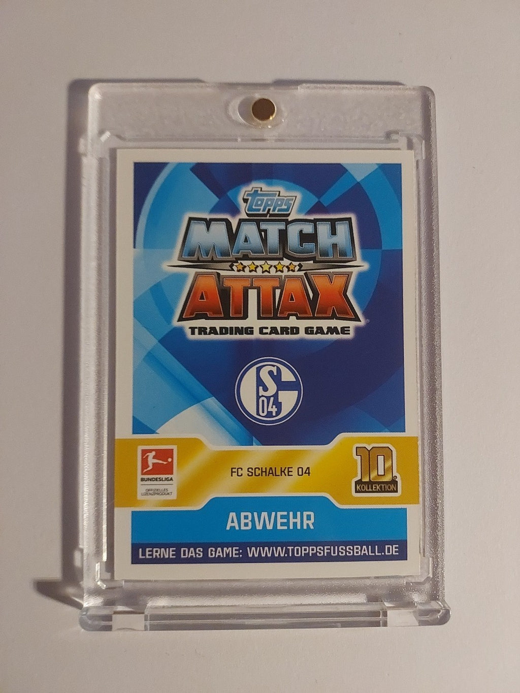 Topps Bundesliga 2017-18 Matija Nastasic Schalke 04 (On Card Auto) – Bild 2