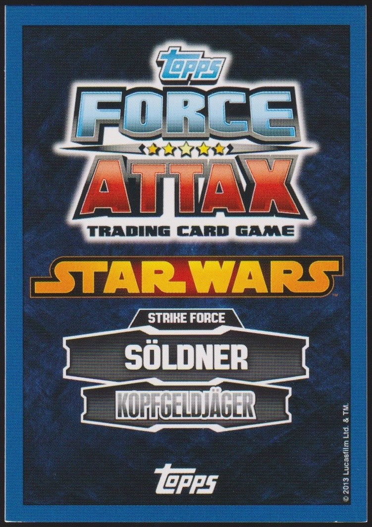 Topps Star Wars 2013 Rako Hardeen Kopfgeldjäger (Full Art) TCG Rare #185 – Bild 2