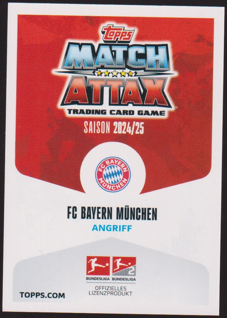 Topps Match Attax 2024-25 Michael Olise FC Bayern München Bundesliga Parallel – Bild 2