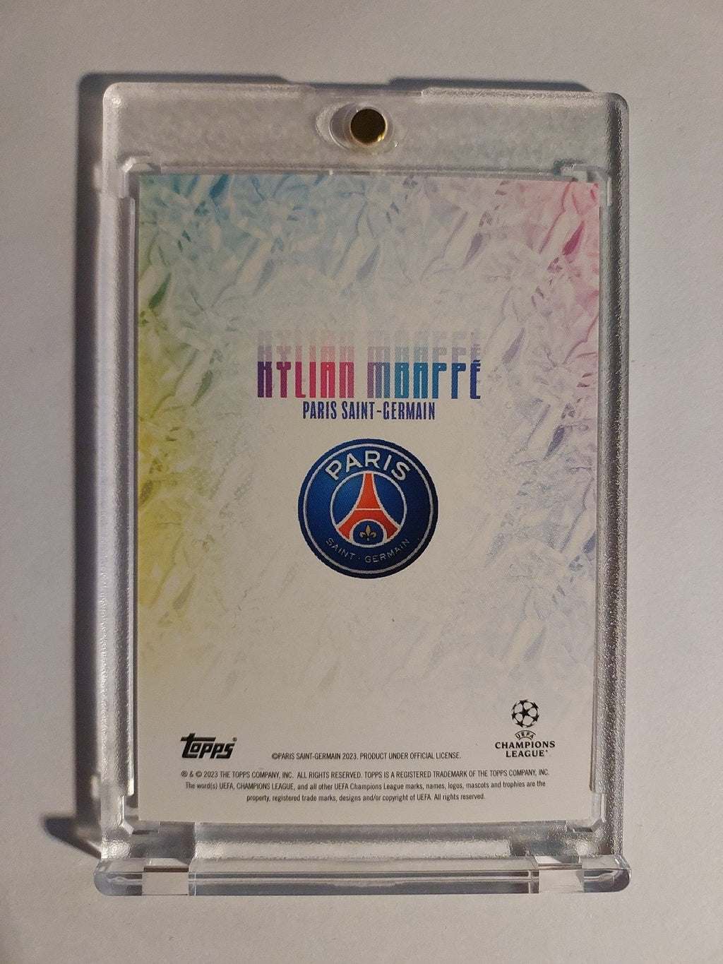 Topps UCC 2022-23 Kylian Mbappé Paris Saint-Germain Parallel Insert Ultra Rare – Bild 2