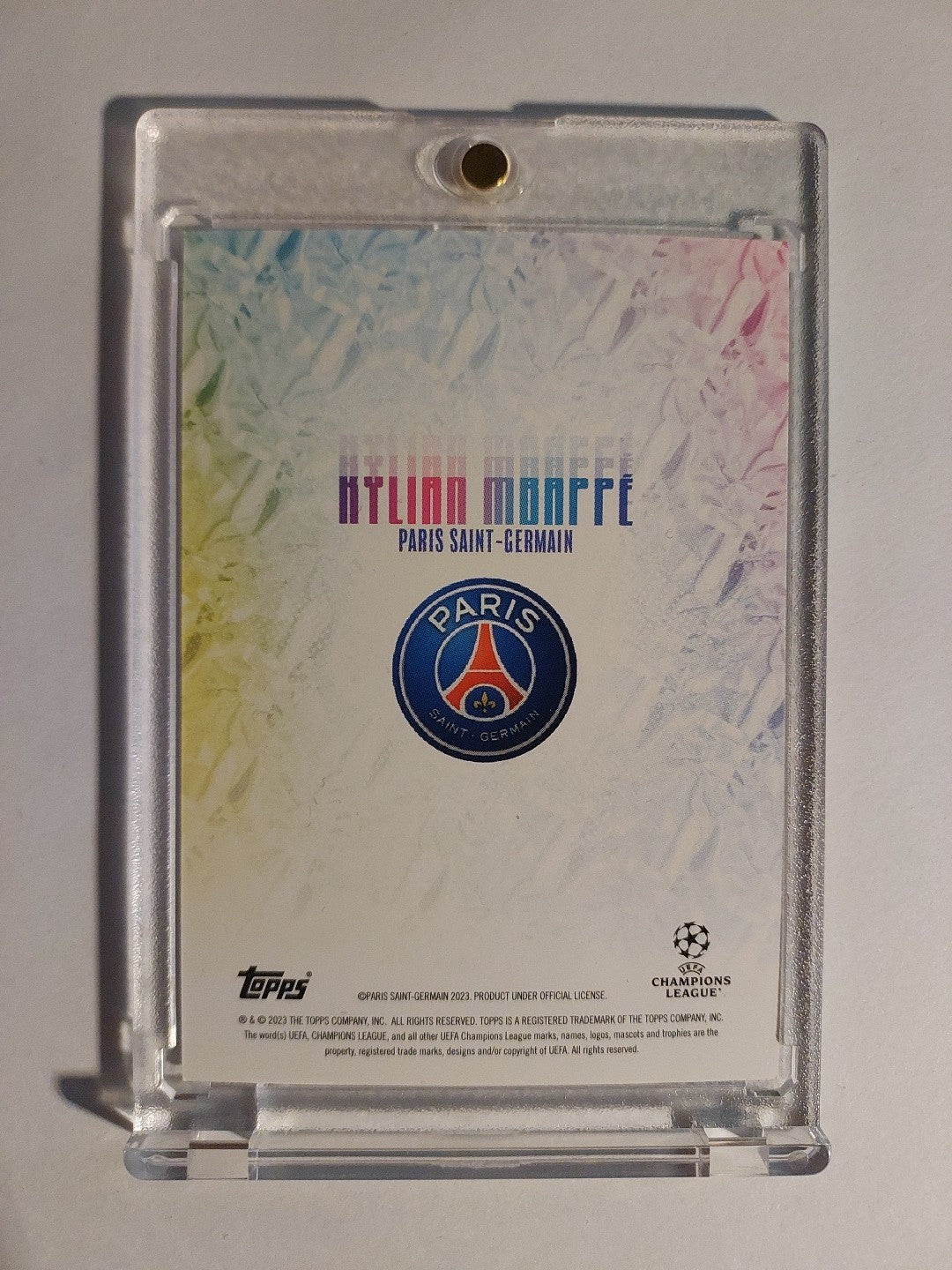 Topps UCC 2022-23 Kylian Mbappé Paris Saint-Germain Parallel Insert Ultra Rare – Bild 2