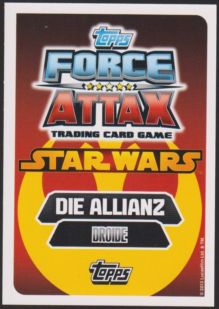 Topps Star Wars 2013 C-3PO ALLIANZ Droide (Film Version) TCG Rare #17 – Bild 2