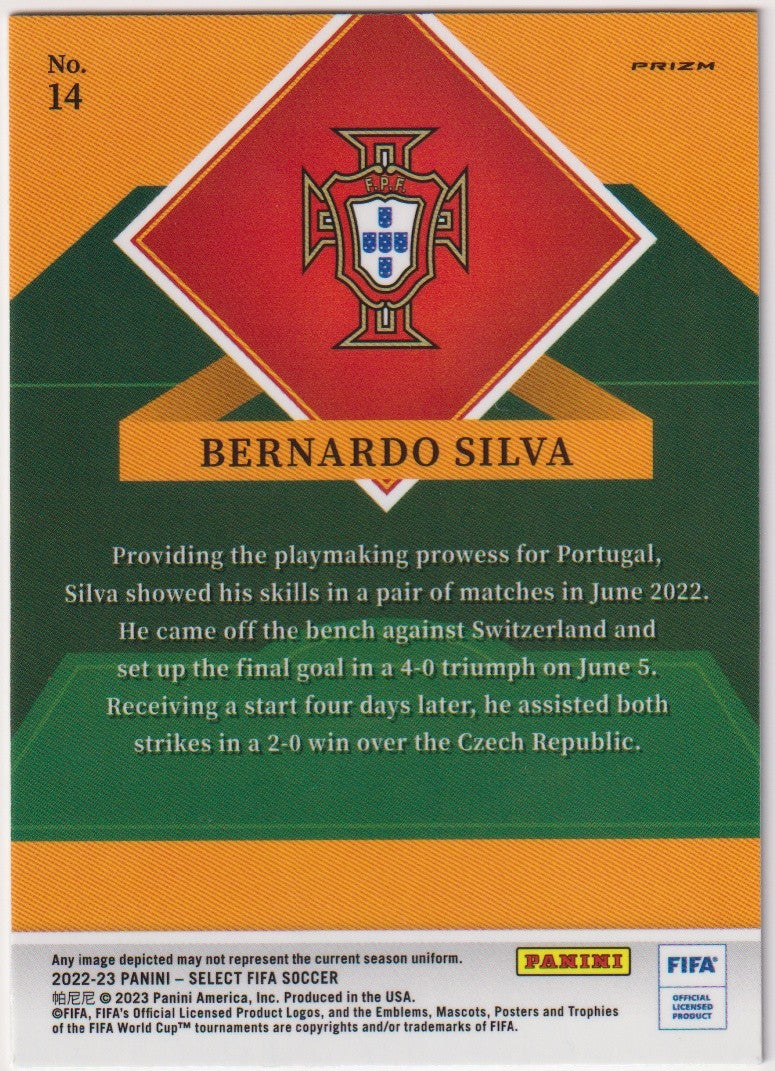 Panini Select Stars 2023-24 Bernardo Silva Portugal FIFA Select Stars Parallel – Bild 2