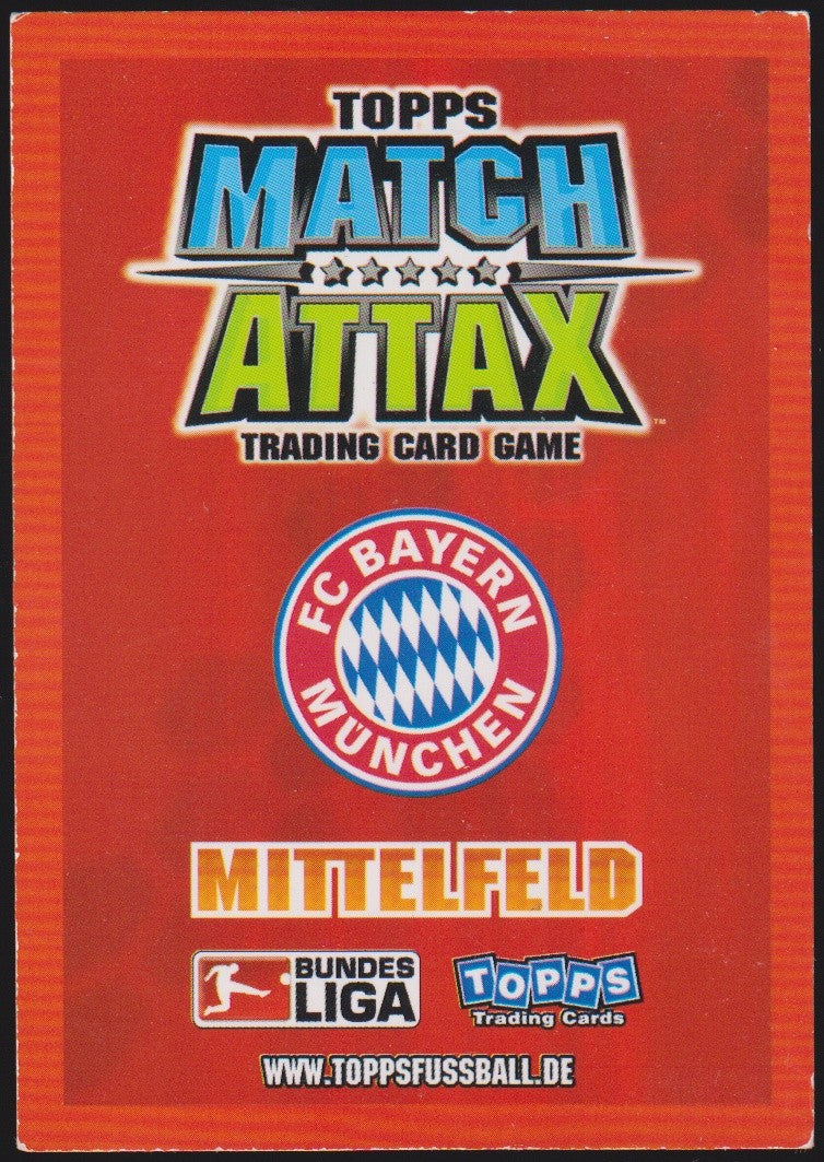 Topps Match Attax 2012-13 Hamit Altintop FC Bayern München Parallel Rare – Bild 2