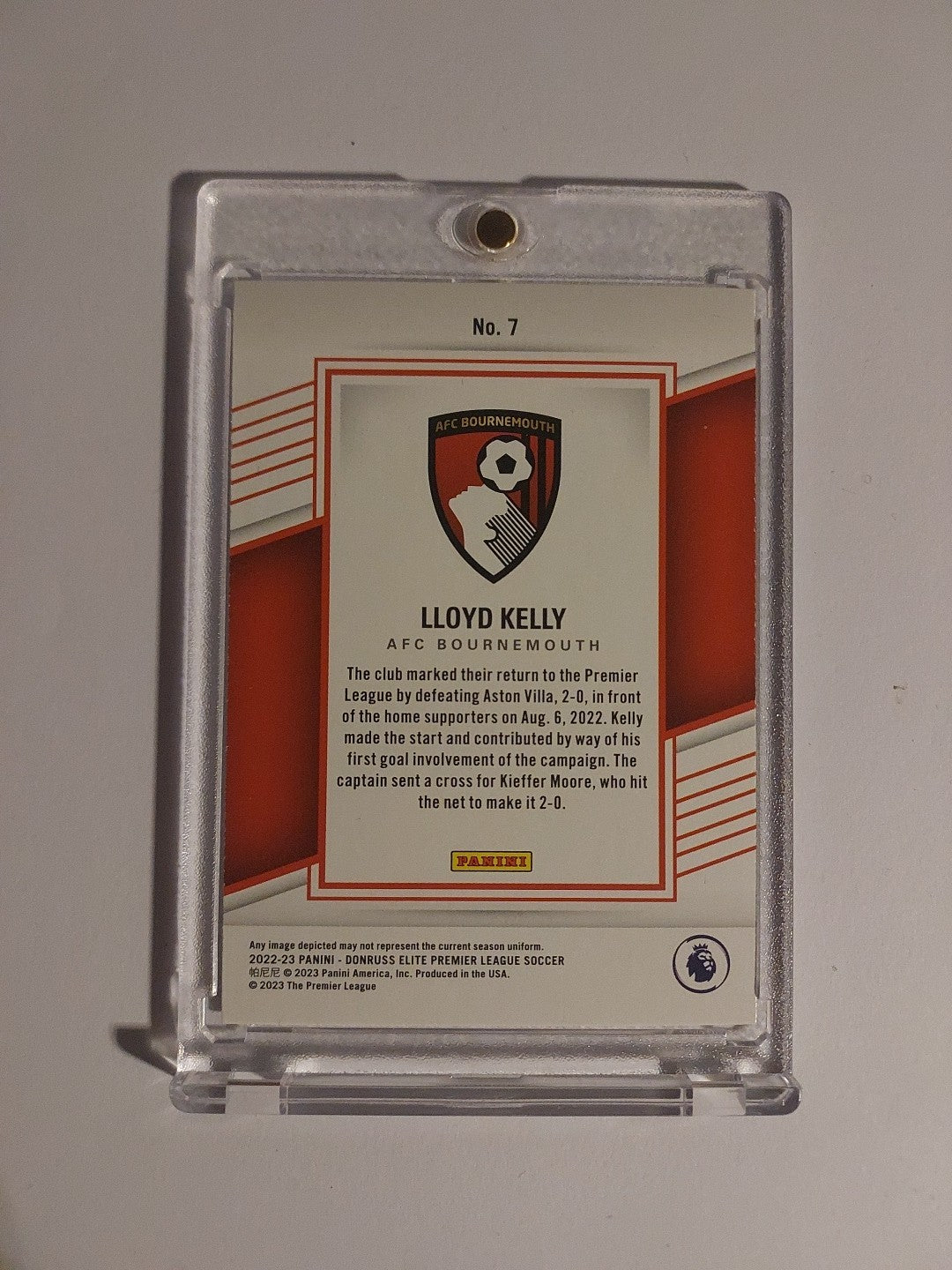 Panini Donruss Elite 2022-23 Lloyd Kelly Afc Bournemouth Limited Parallel – Bild 2