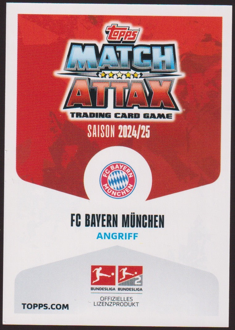 Topps Match Attax 2024-25 Michael Olise FC Bayern München Bundesliga Parallel – Bild 2
