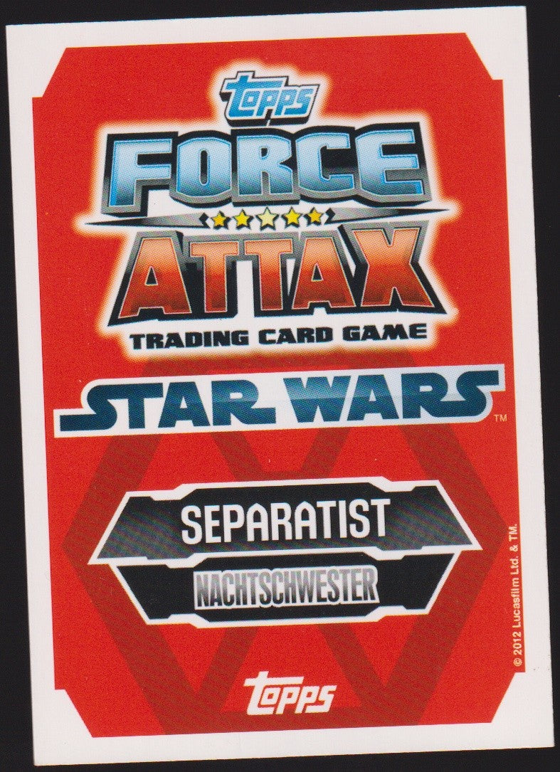 Topps Star Wars 2012 Karis Nachtschwestern Separatisten TCG Rare #237 – Bild 2