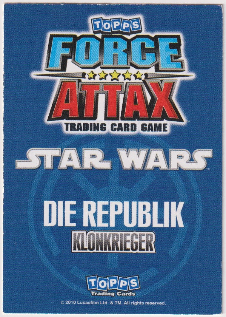 Topps Star 2010 Commander Fox Die Republik Klonkrieger TCG Rare – Bild 2