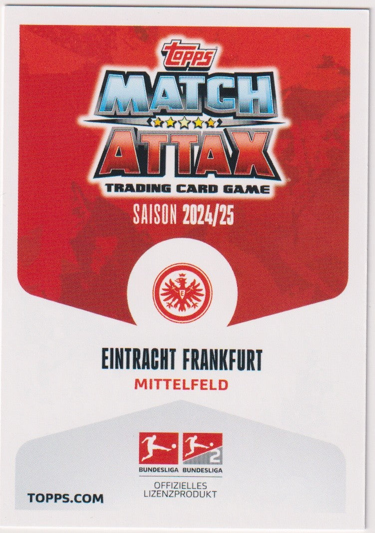 Topps Match Attax 2024-25 Mario Götze Eintracht Frankfurt Bundesliga Trading – Bild 2