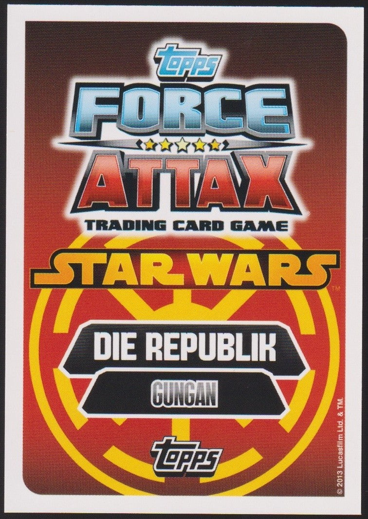 Topps Star Wars 2013 Gungan Krieger Republik TCG Rare #123 – Bild 2