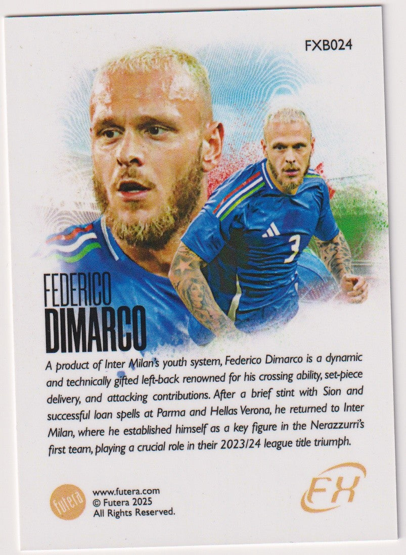 Futura FXB024 2023-24 Federico Dimarco Inter Milan Parallel Rare FXB024 – Bild 2