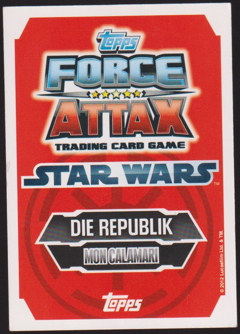 Topps Star Wars 2012 Captain Ackbar Republik TCG Rare #200 – Bild 2