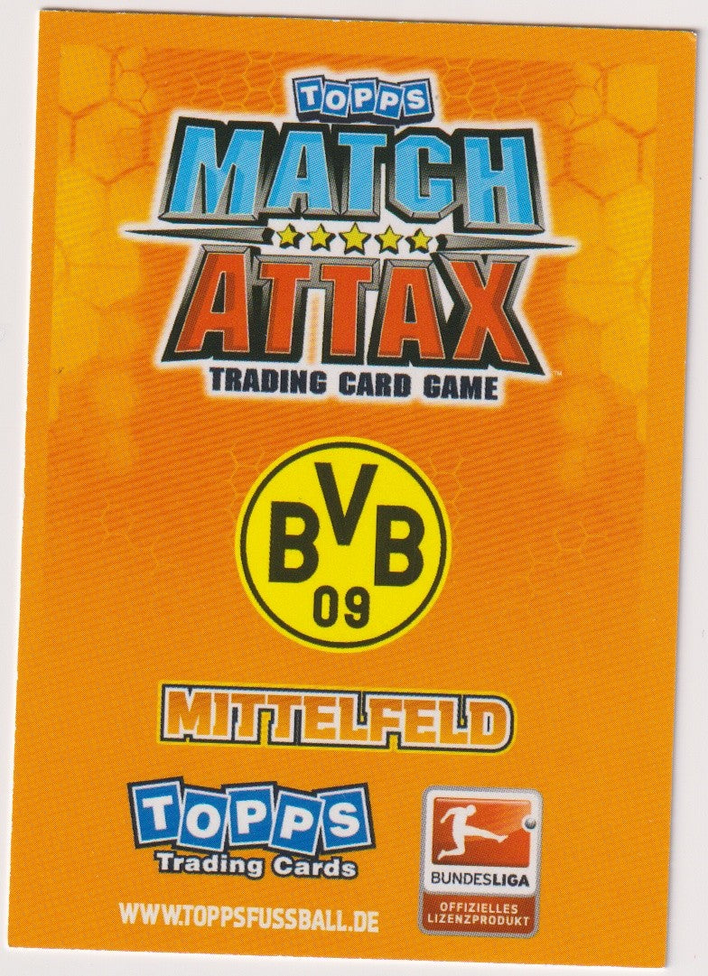 Topps Match Attax Mario Gotze Borussia Dortmund Bundesliga Parallel Rare – Bild 2