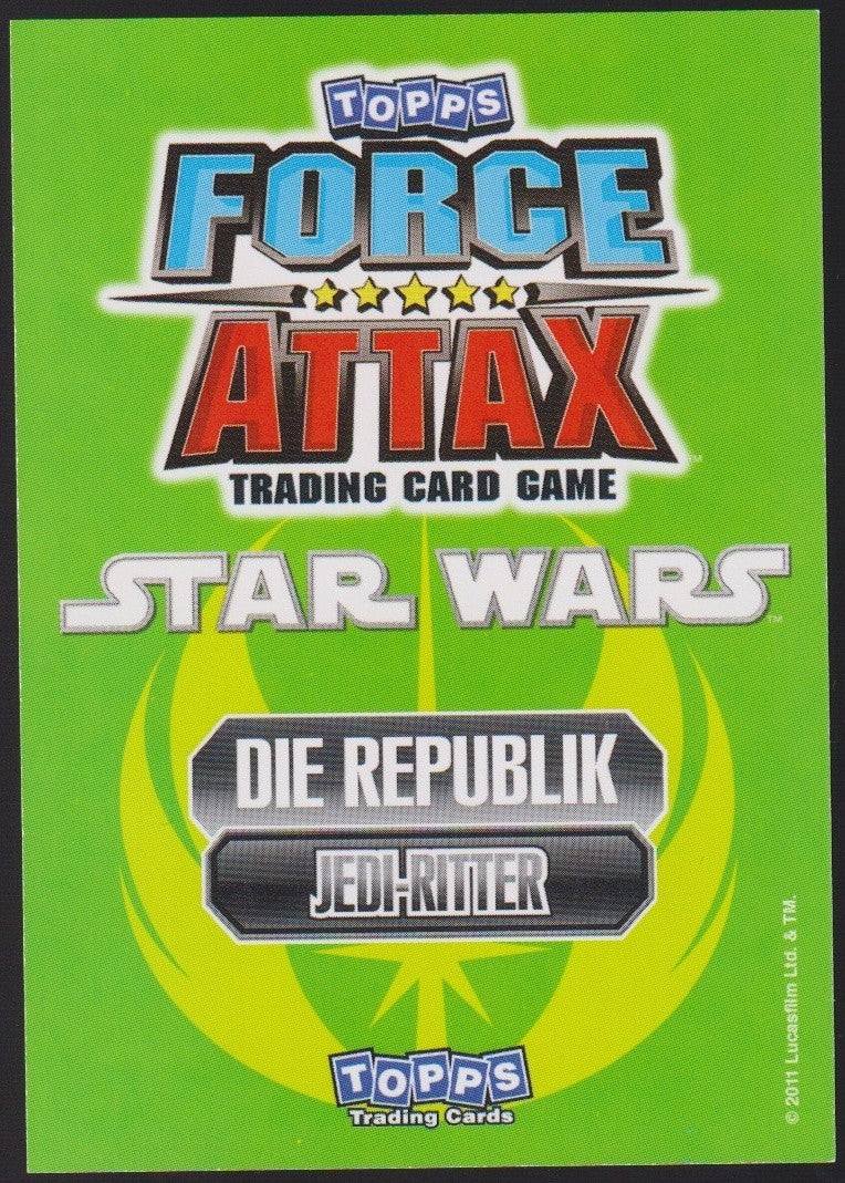 Topps Star Wars 2011 Bolla Ropal Republik Jedi-Ritter TCG Rare #16 – Bild 2