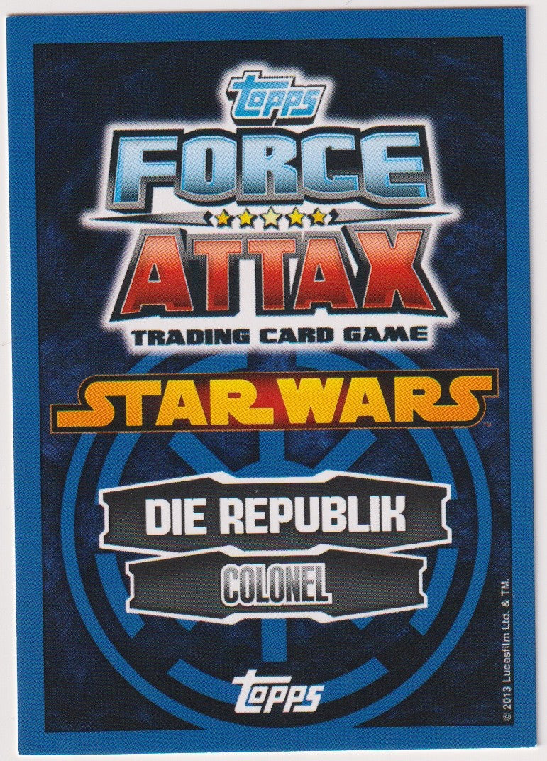 Topps Star Wars 2013 Meebur Gascon Republik TCG Rare #57 – Bild 2