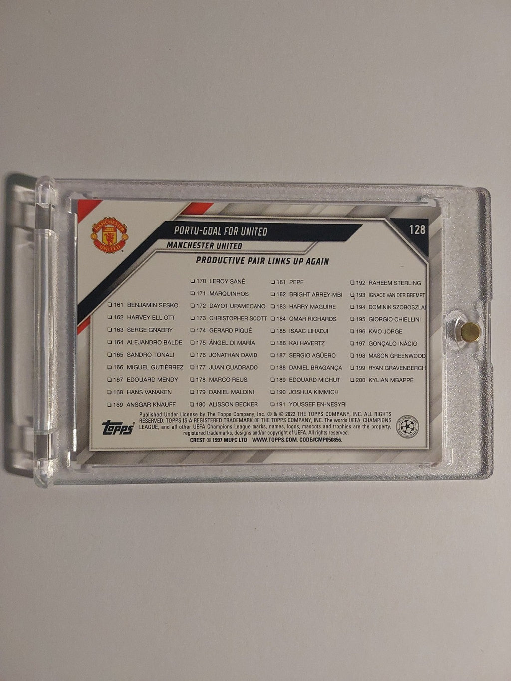 Topps UCC 2021-22 Ronaldo & Fernandes Manchester United 1st Edition Parallel Hit – Bild 2