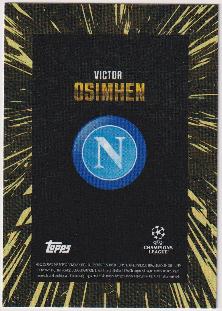 Topps Champions League 2022-23 Victor Osimhen Napoli Parallel Rare – Bild 2