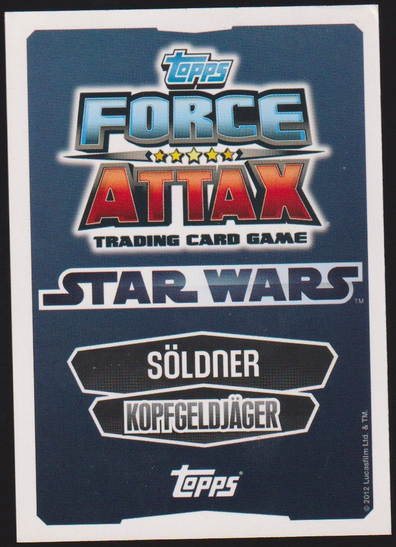 Topps Star Wars 2012 Bobba Fett Kopfgeldjäger Söldner TCG Rare Nr. 54 – Bild 2