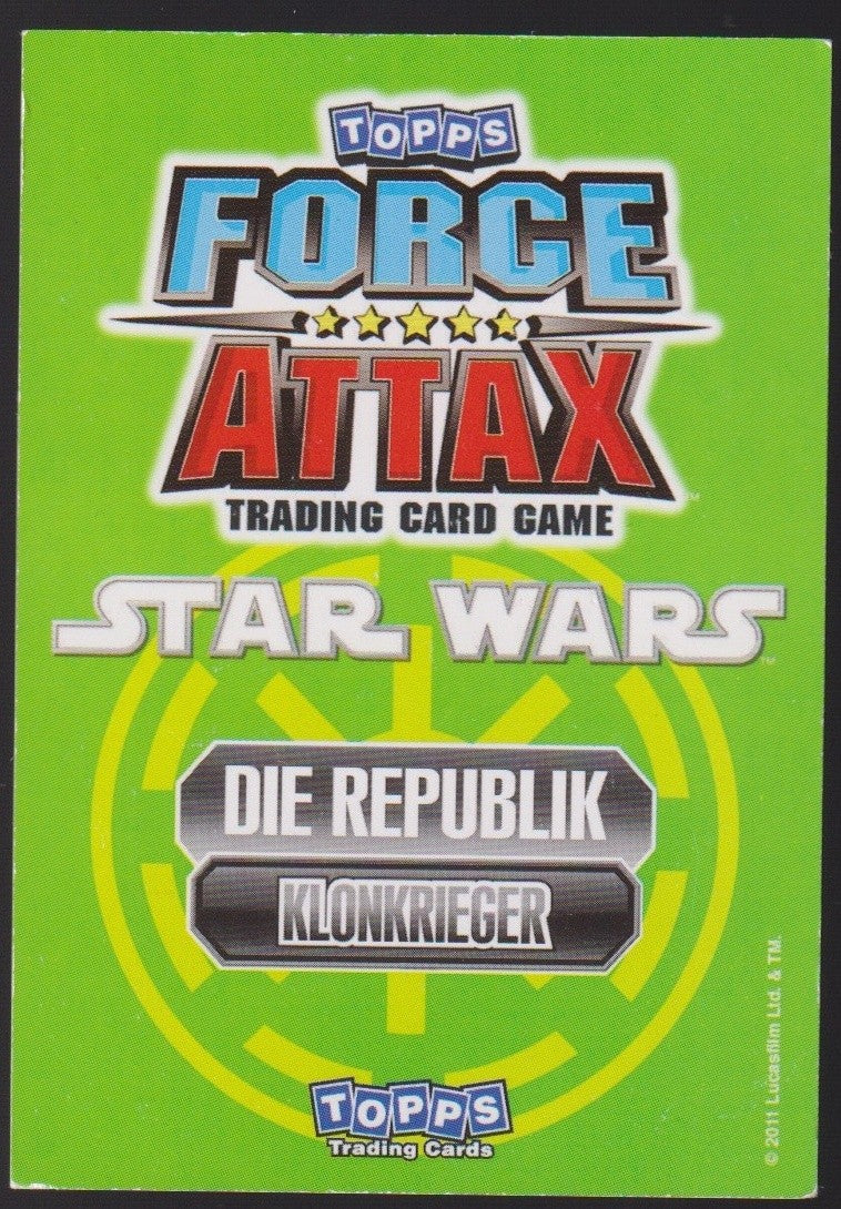 Topps Star Wars 2011 Klonkrieger Colt Republik TCG Rare #43 – Bild 2