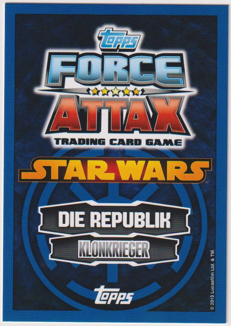 Topps Star Wars 2013 Gregor Klonkommandant Republik TCG Rare #207 – Bild 2