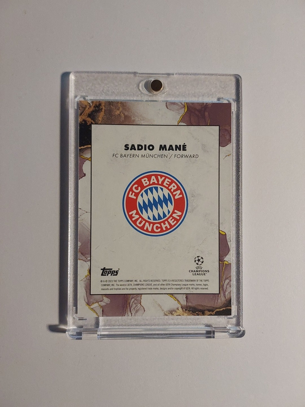 Topps Inception 2022-23 Sadio Mane Bayern München Parallel 13/150 Ultra Rare Hit – Bild 2