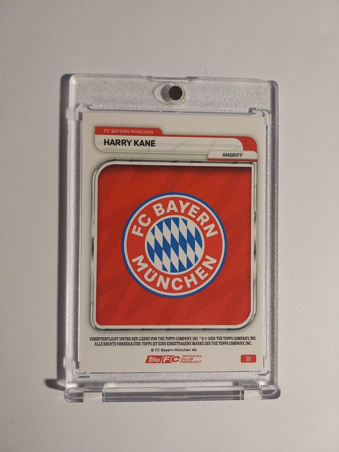 Topps Bayern München Tin Collector 2025-26 Harry Kane Parallel 68/175 Rare Hit – Bild 3