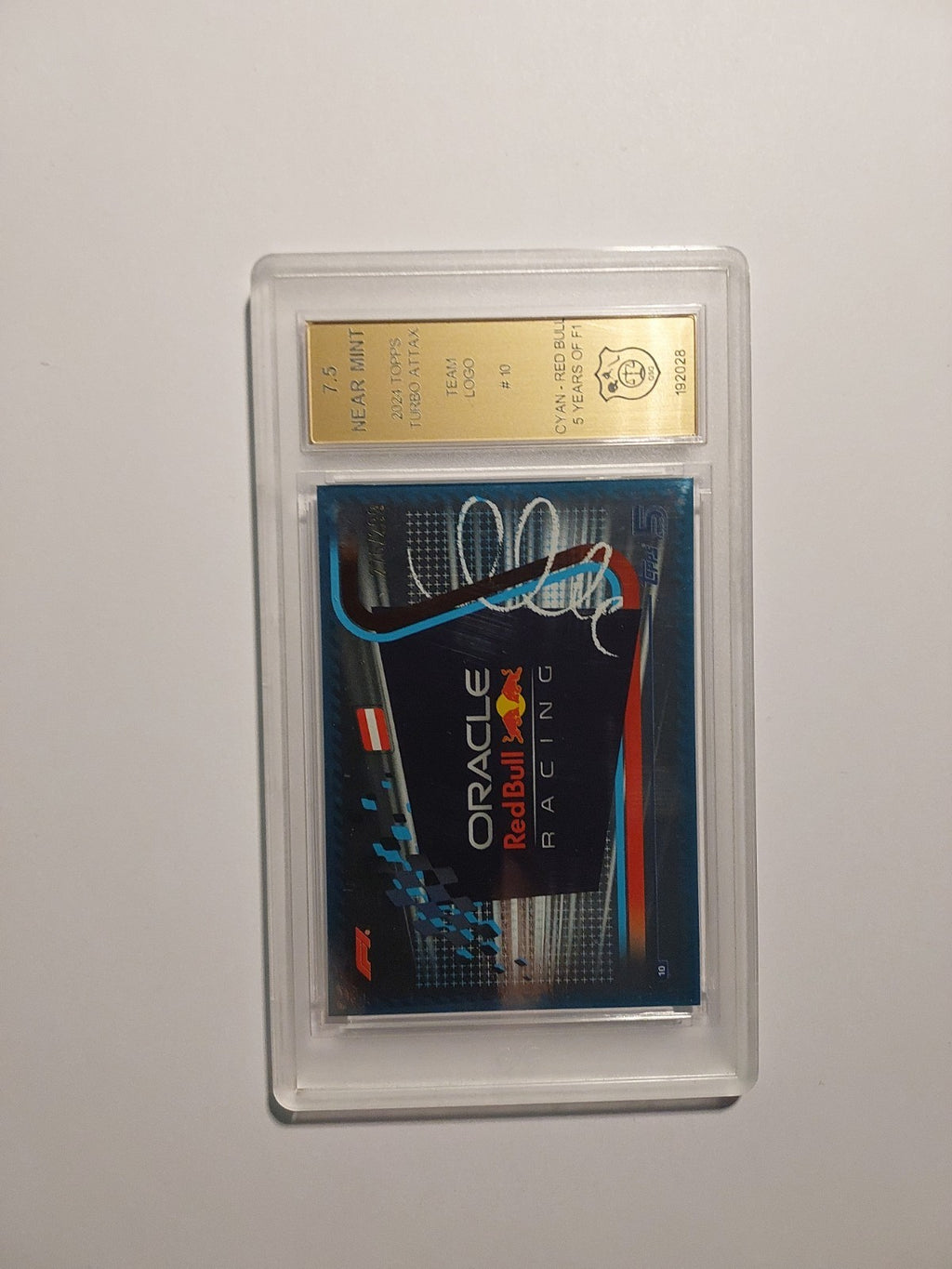 Topps Turbo 2024 Oracle RB Racing F1 Team Card GSG 7.5 = PSA Parallel 276/299 – Bild 3