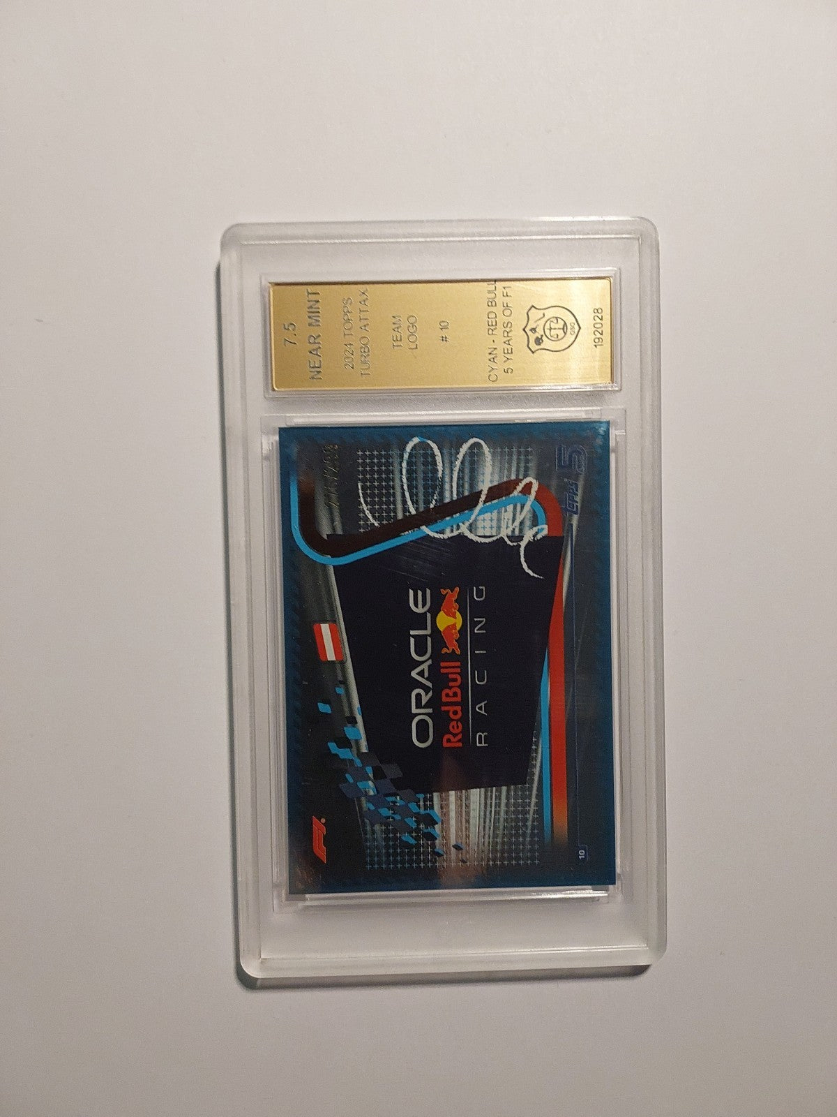 Topps Turbo 2024 Oracle RB Racing F1 Team Card GSG 7.5 = PSA Parallel 276/299 – Bild 3