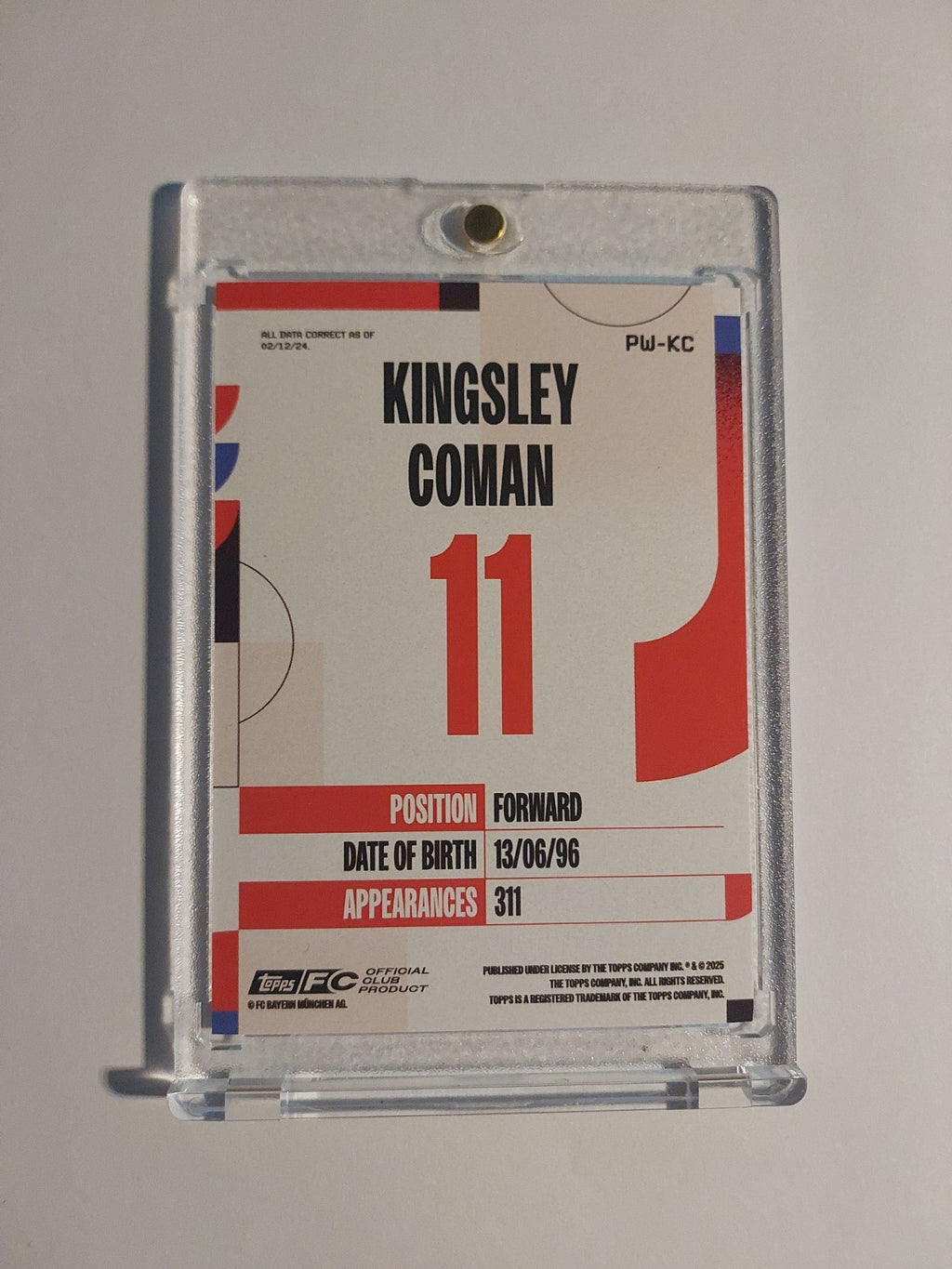 Topps Bayern München 2025-26 Kingsley Coman Case Hit Parallel Refractor Ebay 1/1 – Bild 3