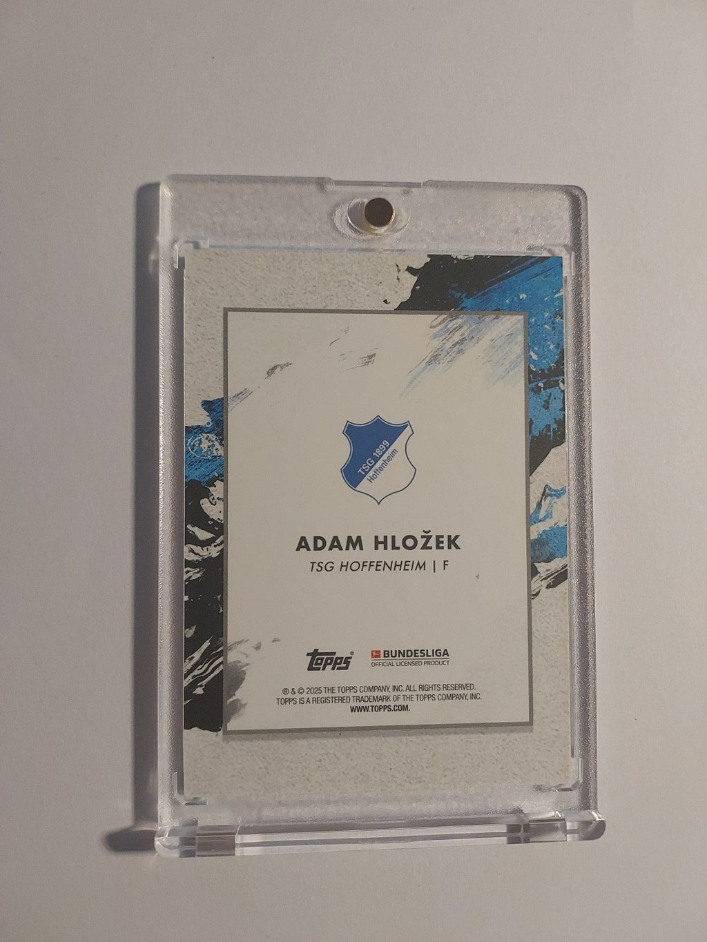 Topps Inception Bundesliga 24-25 Adam Hlozek Hoffenheim Nummeriert 40/75 – Bild 3