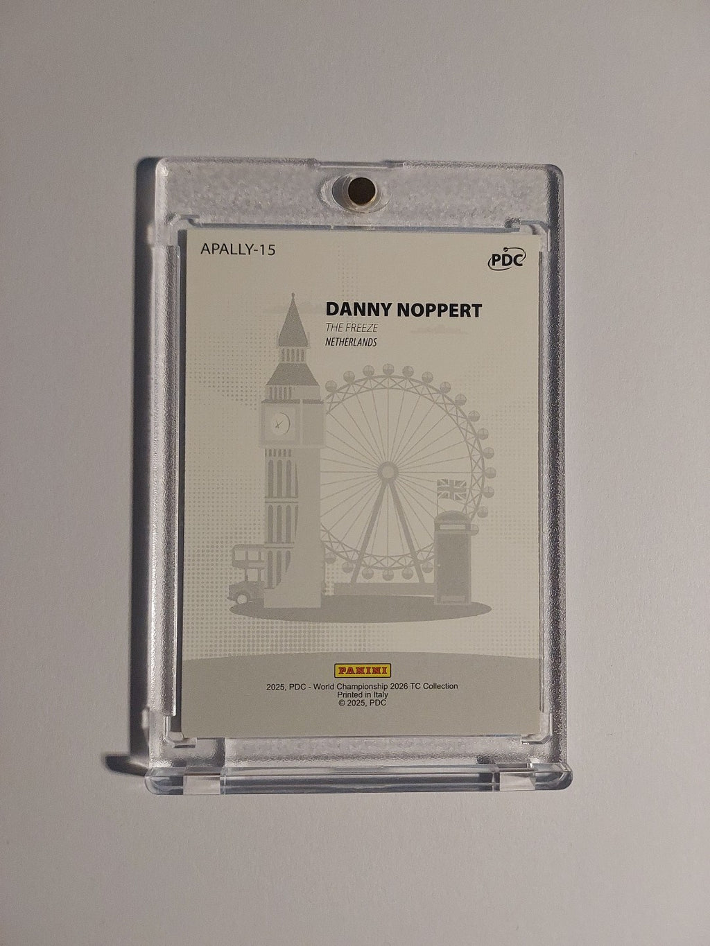 Panini PDC World Championship 2026 Danny Noppert Ally Pally Refractor Rare Hit – Bild 3
