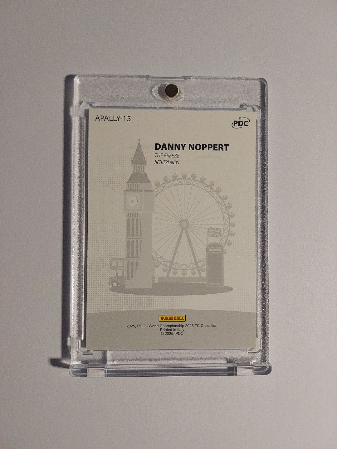 Panini PDC World Championship 2026 Danny Noppert Ally Pally Refractor Rare Hit – Bild 3