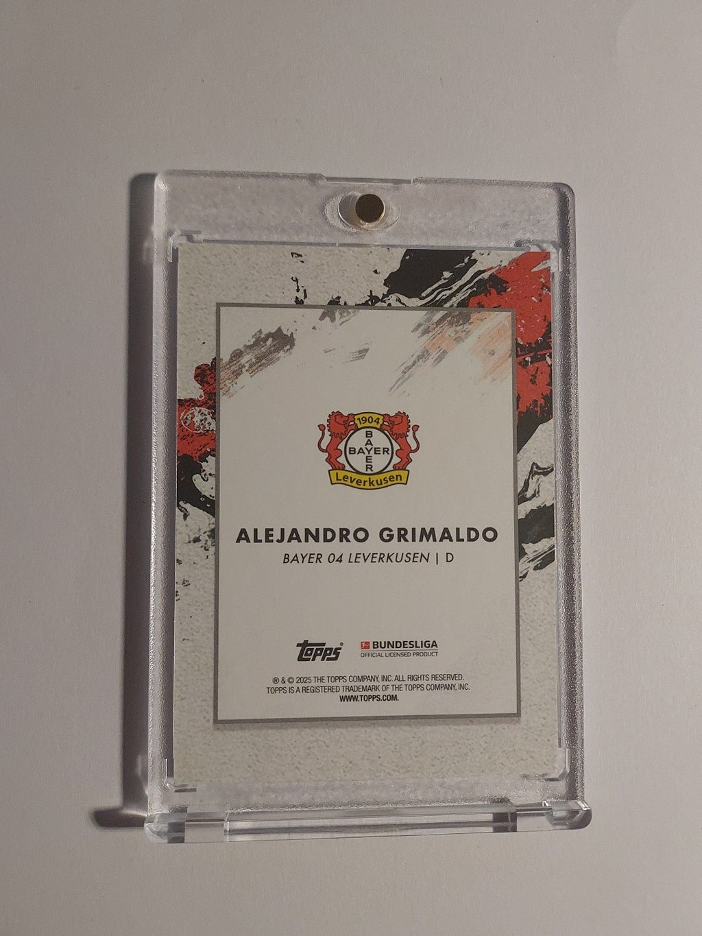 Topps Inception Bundesliga 24-25 Alejandro Grimaldo Leverkusen Nummeriert 73/99 – Bild 3