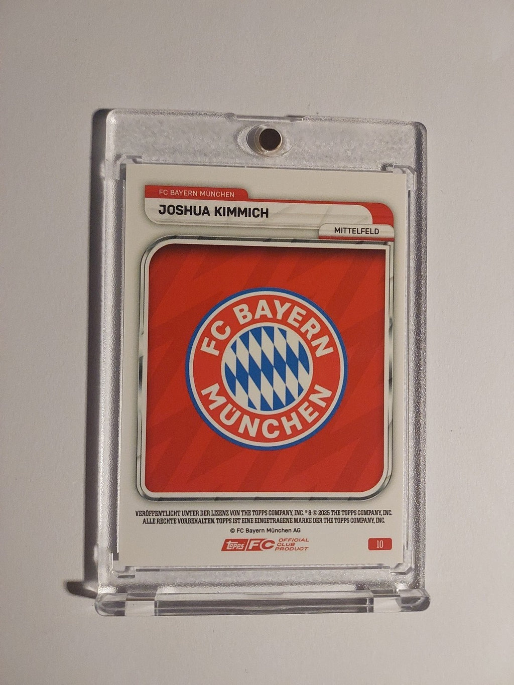 Topps Bayern München Tin Collector 2025-26 Joshua Kimmich Parallel 41/175 Rare – Bild 3