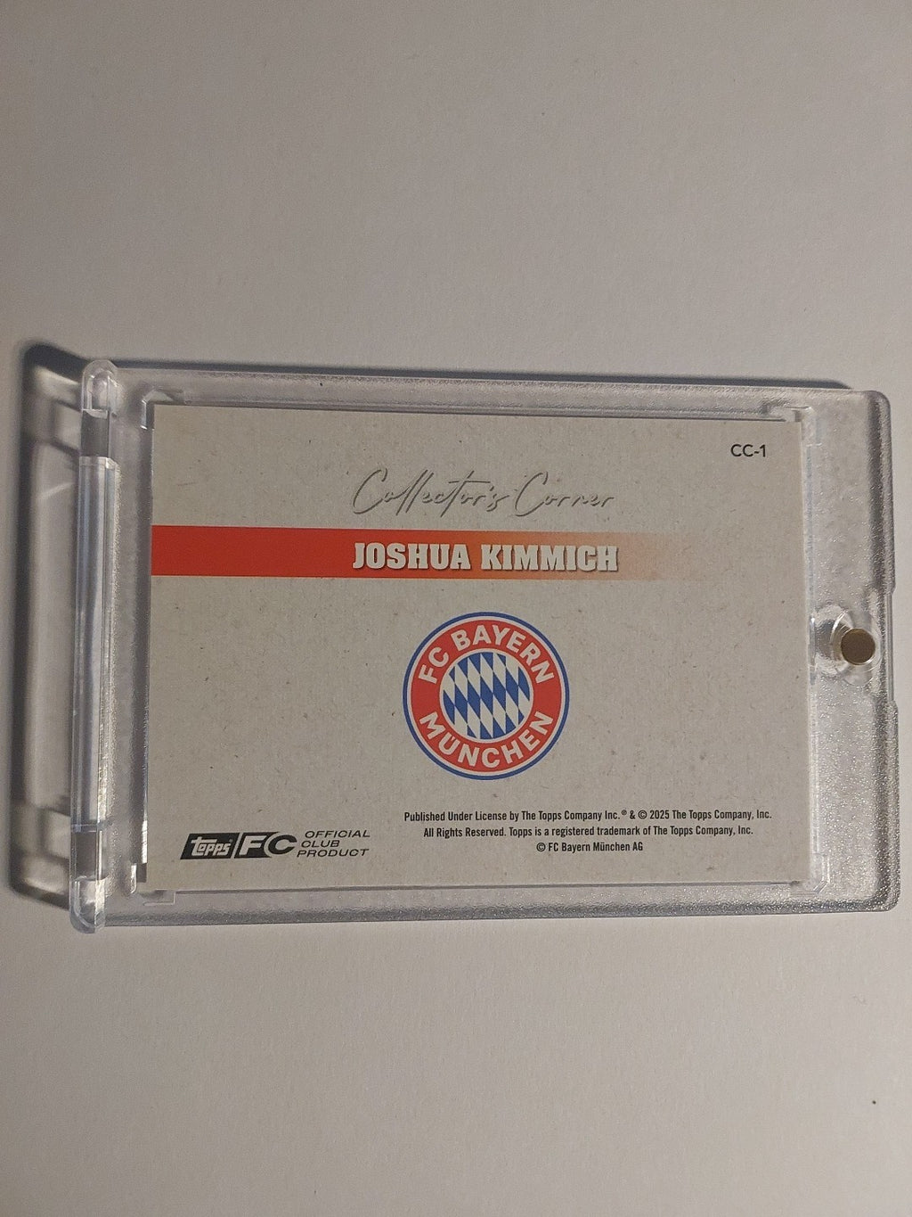 Topps Bayern Team Set 2025-26 Joshua Kimmich Parallel 21/75 Refractor Ultra Rare – Bild 3