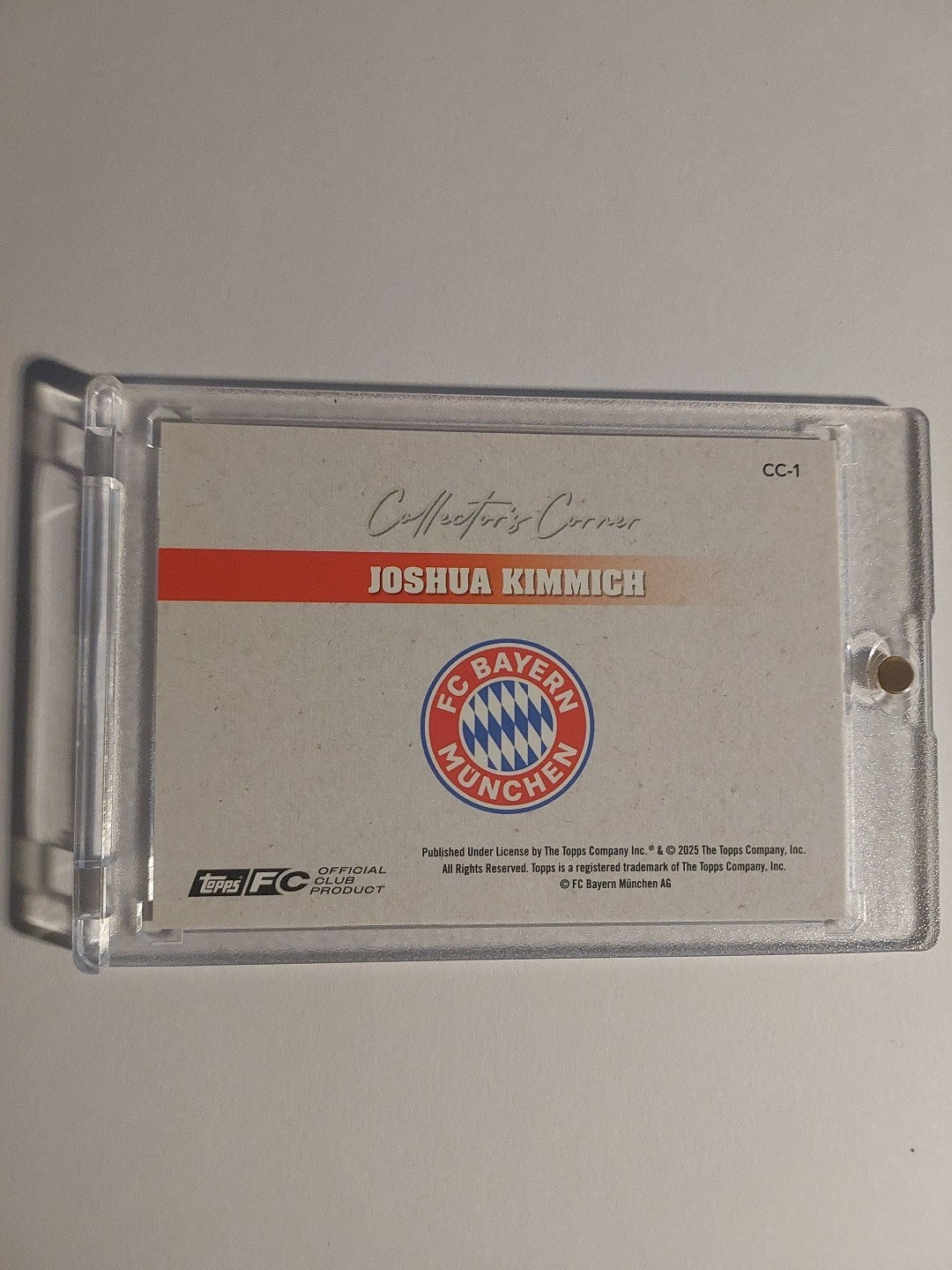 Topps Bayern Team Set 2025-26 Joshua Kimmich Parallel 21/75 Refractor Ultra Rare – Bild 3