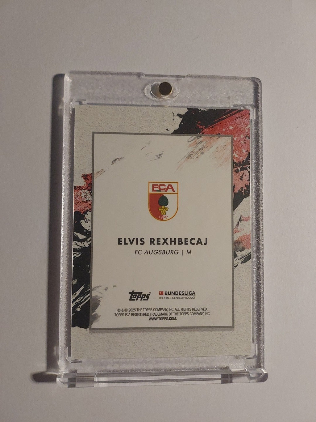 Topps Inception Bundesliga 2024-25 Elvis Rexhbecaj Augsburg Nummeriert 74/75 – Bild 3