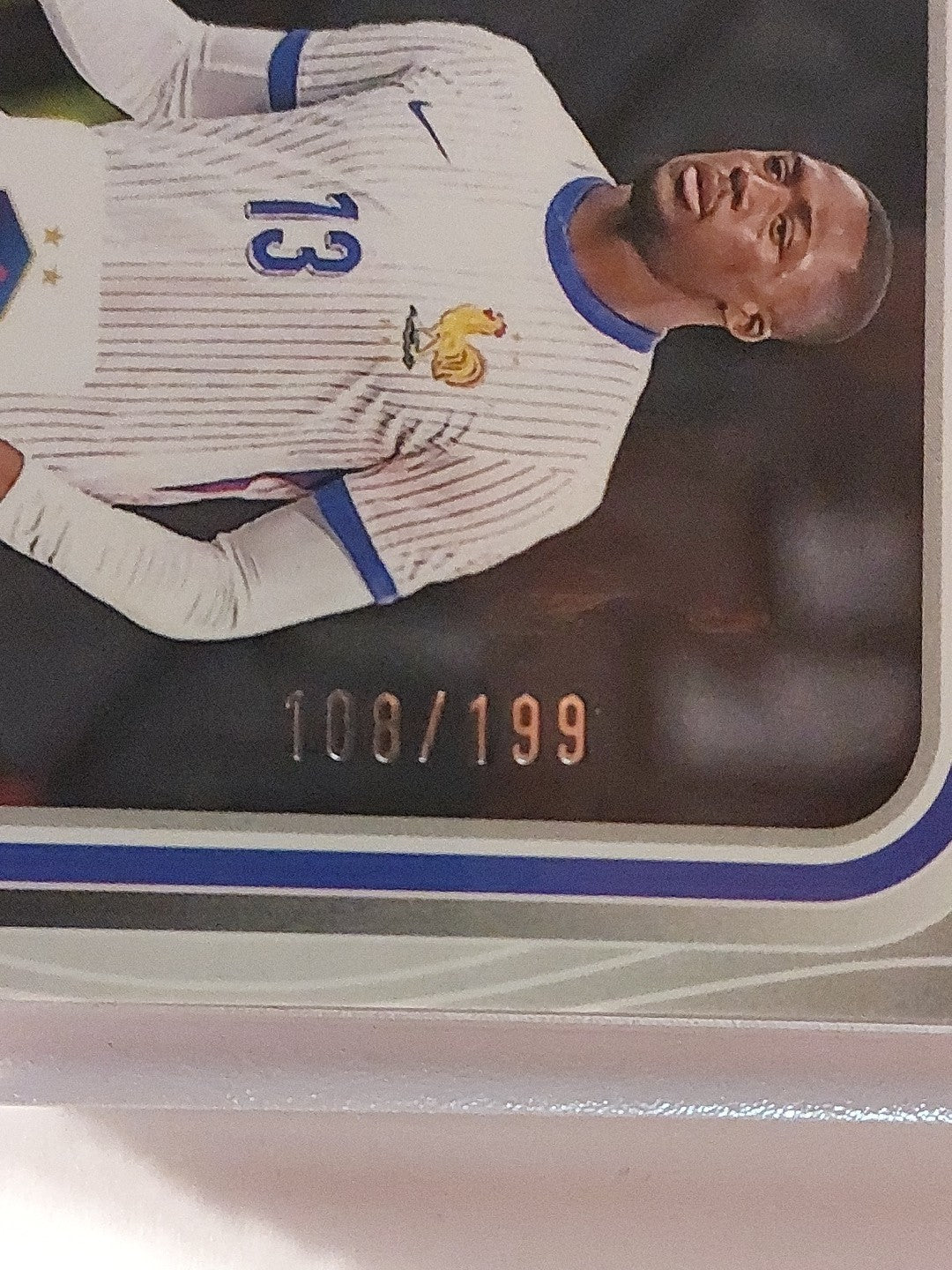 Panini Obsidian 2023-24 Ibrahima Konate Frankreich Parallel 108/199 Relic Patch – Bild 3
