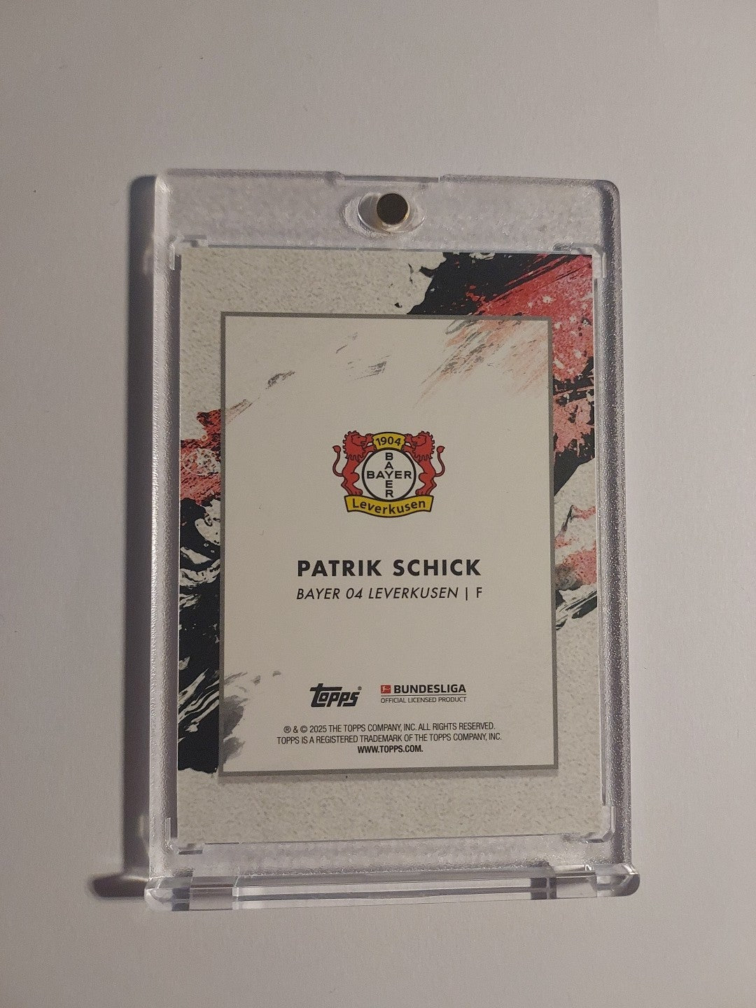 Topps Inception Bundesliga 24-25 Patrik Schick Leverkusen Nummeriert 28/49 – Bild 3