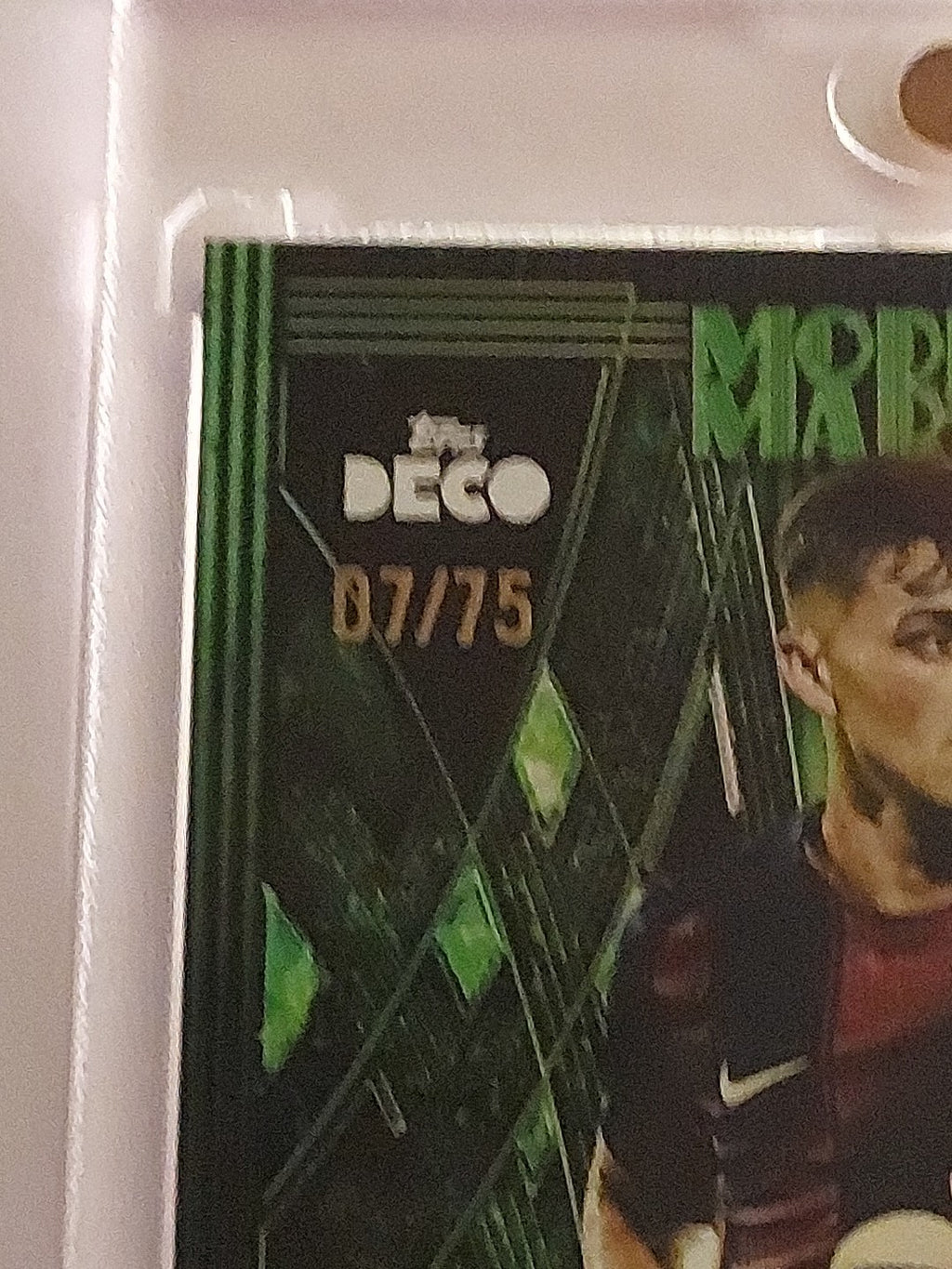 Topps UCC Deco 2025-26 Pedri Barcelona Spanien Parallel 7/75 Refractor Rare Hit – Bild 3